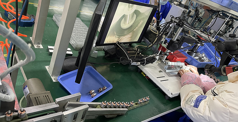 Commutator grinding, rotor CCT inspection