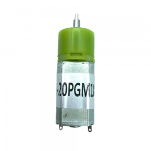 20mm DC 12V 24V balaastiig meeraha geared motor 180 burush matoor