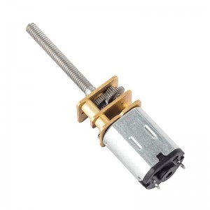 FT-12FGMN20 12mm flat gear motor with long lead screw