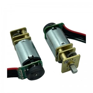 FT-12FGMN20 small Flat gearmotor  12mm gearbox motor with encoder