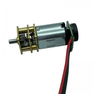 FT-12FGMN20 small Flat gearmotor  12mm gearbox motor with encoder