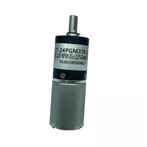 FT-24PGM370 48v bursti jafnstraumur plánetískur gírminnkunarmótor