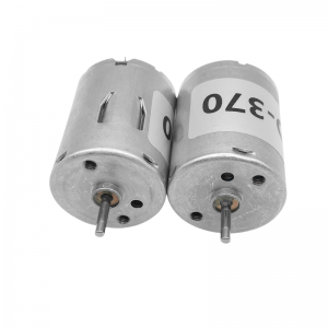 FT-370 qaylada hoose ee xawaaraha sare ee DC Brush Motor