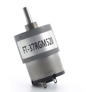 FT-37RGM520 12V 24v dc gírmótor 37mm gírmótorar 520 bursti mótor