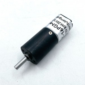 Small size and high precision 16mm DC brushed motor planetary gear motor