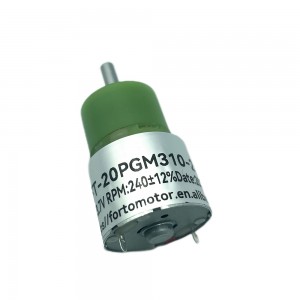 FT-20PGM310 dc plánetuvélarmótor úr plasti