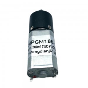 20PGM180 plánetu gírmótor